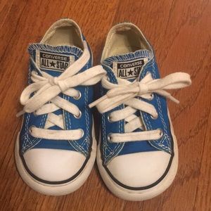 Teal Converse toddler size 7